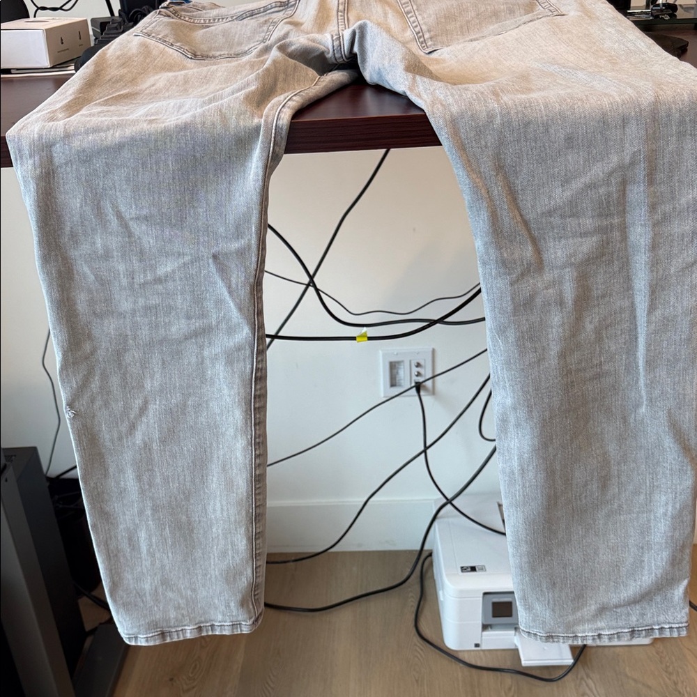 Frame Denim Men's Light Gray L’Homme Slim Jeans - Picture 6 of 6